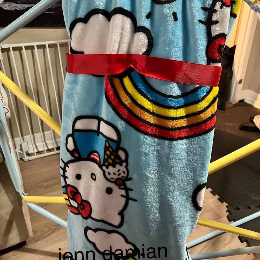 Hello Kitty Blue Kids throw